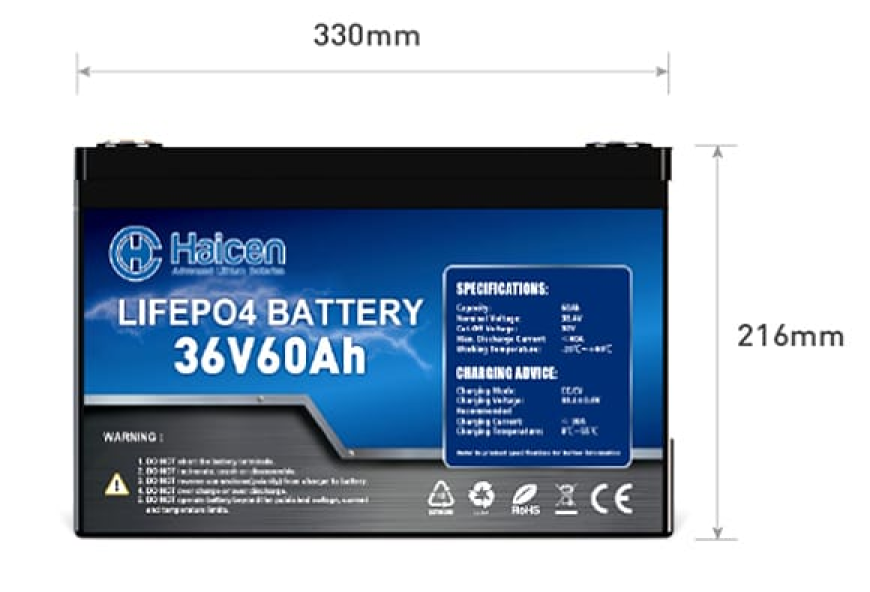 HCG31S(BCI Group 31) Series-36V52/60/65Ah Smart LiFePO4 Lithium Battery - product image 3