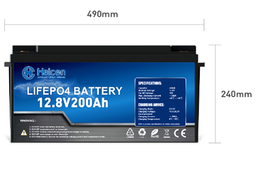 HCG49S(BCI Group 49) Series-12V200/260Ah Smart LiFePO4 Lithium Batteries - product image 1