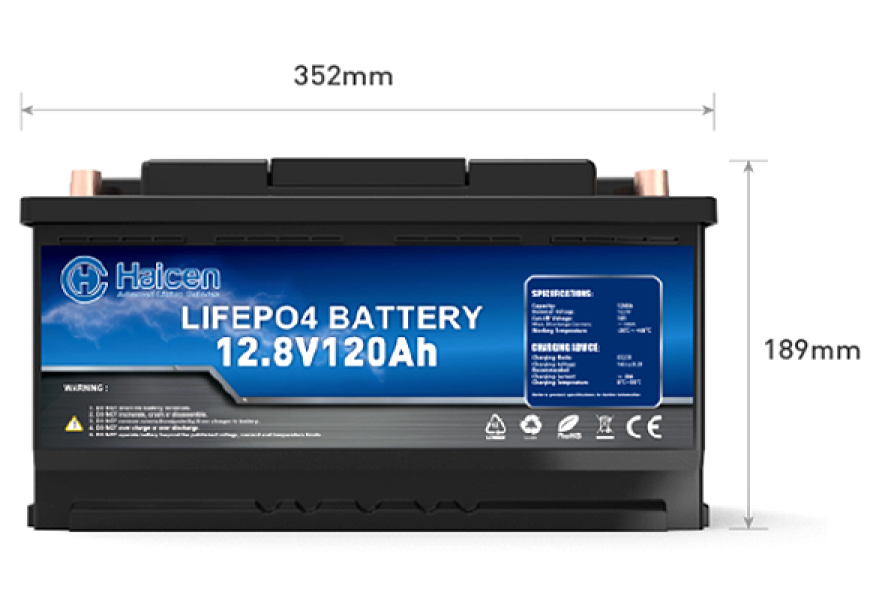 HC352S(352 Case) Series-12V120/150Ah Smart LiFePO4 Lithium Batteries - product image 1