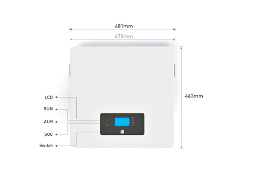 HC48106-W Series-48V106Ah LiFePO4 Lithium Battery - product image 1